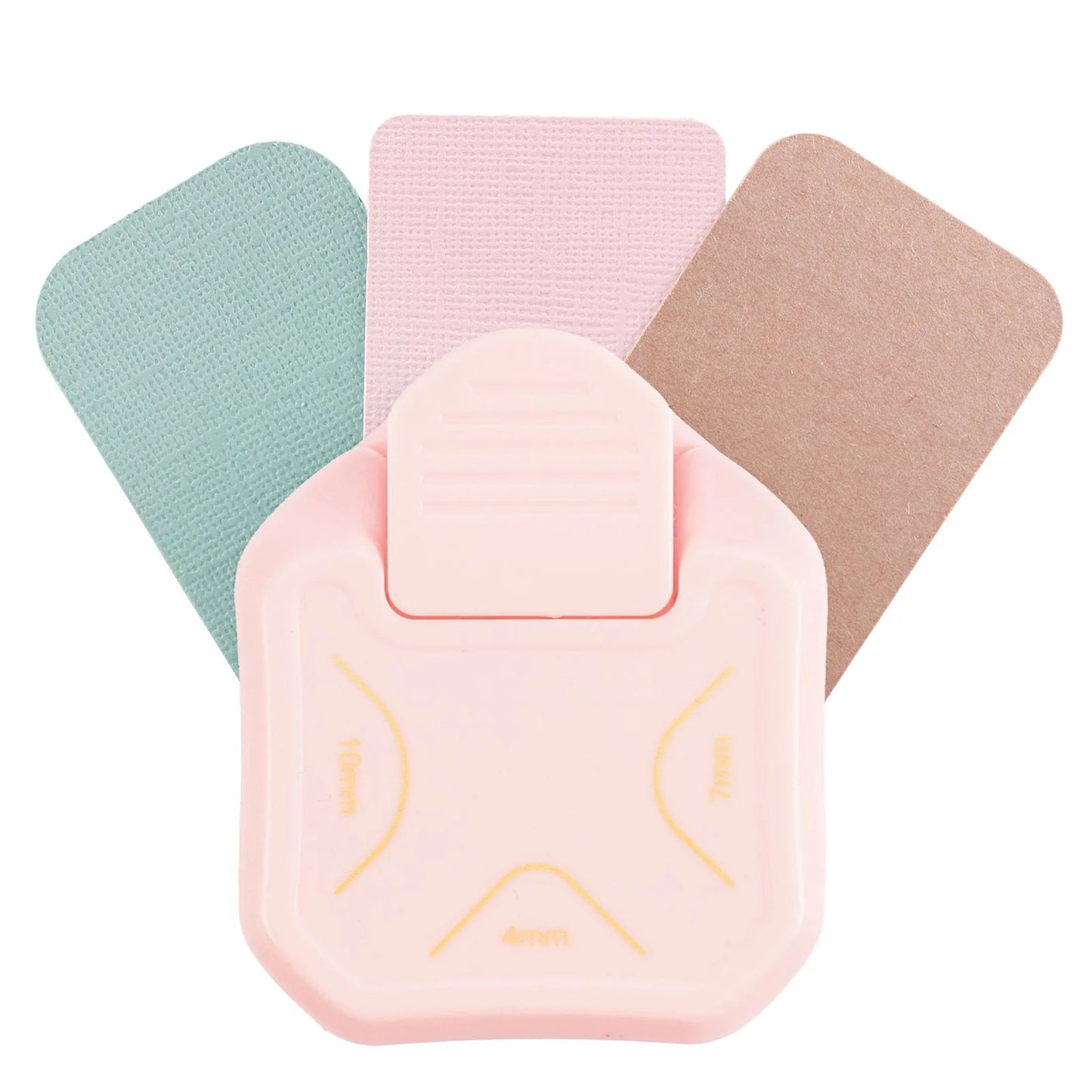 Vaessen Creative • 3-in-1 Corner Punch 4-7-10mm Pink 