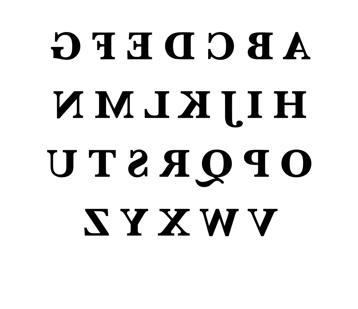 Alphabet Libre Baskerville size 10 | Capital Letters | Polymer Clay | Stamps