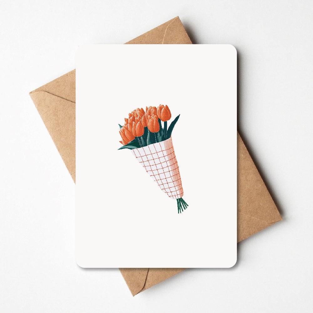 Bouquet - Blank | Greeting card