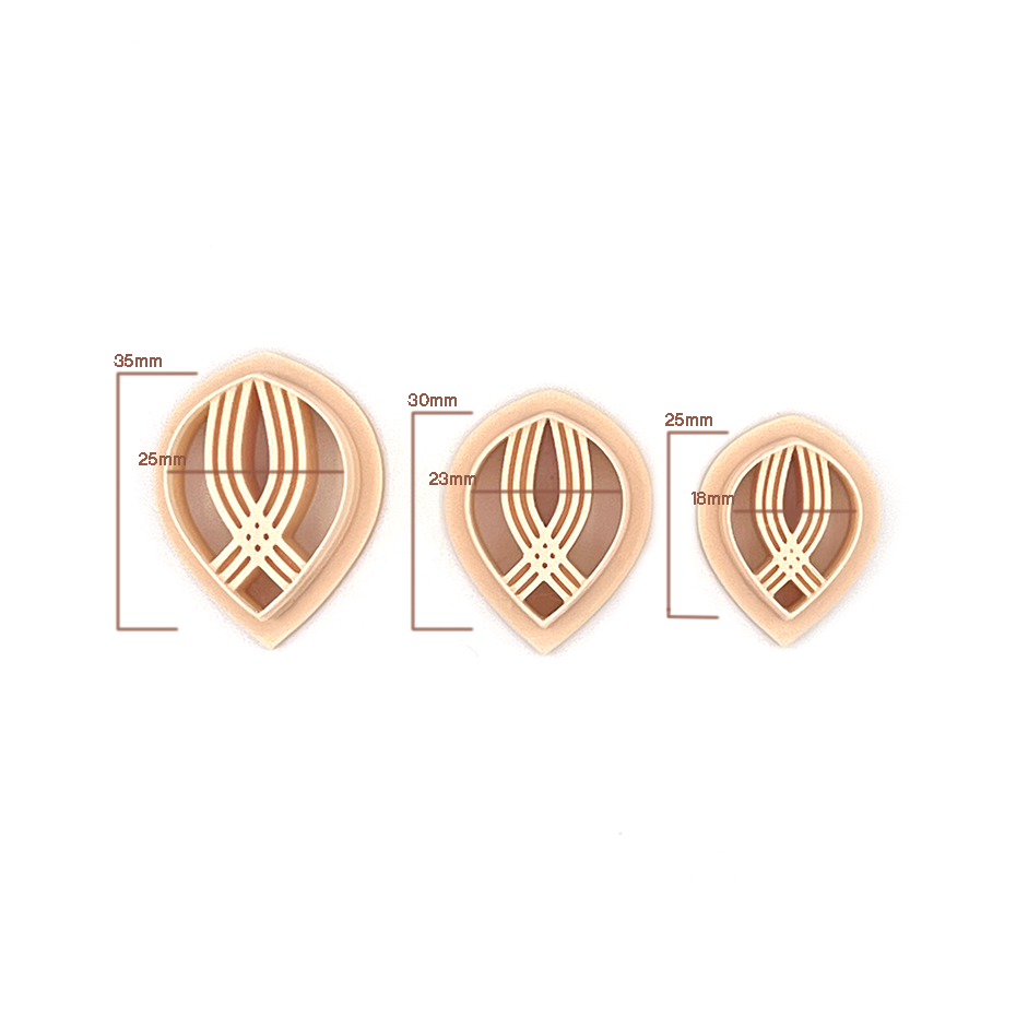 Flow Drop | Polymer clay cutter