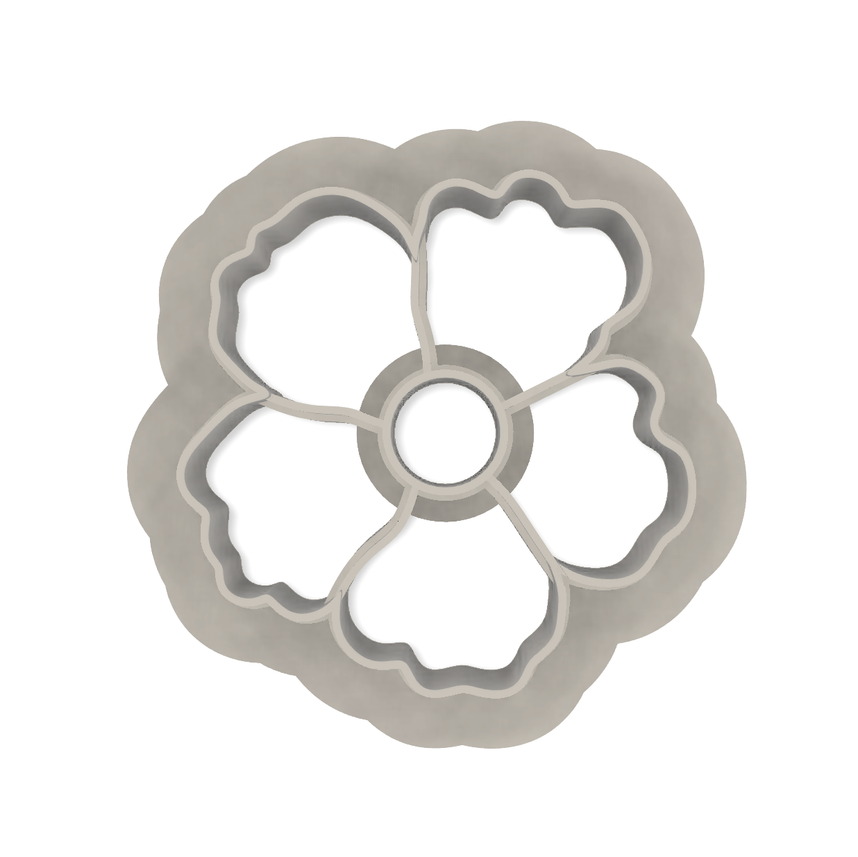 STL file Flower Belladonna Open (for 3D printing only)