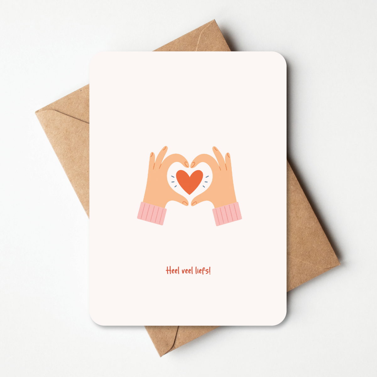 With much love | Greeting card