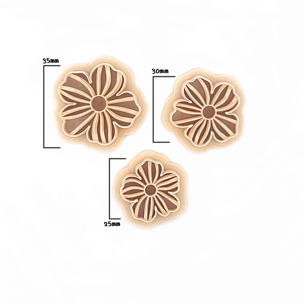 Blooming Flower | Polymer clay cutter