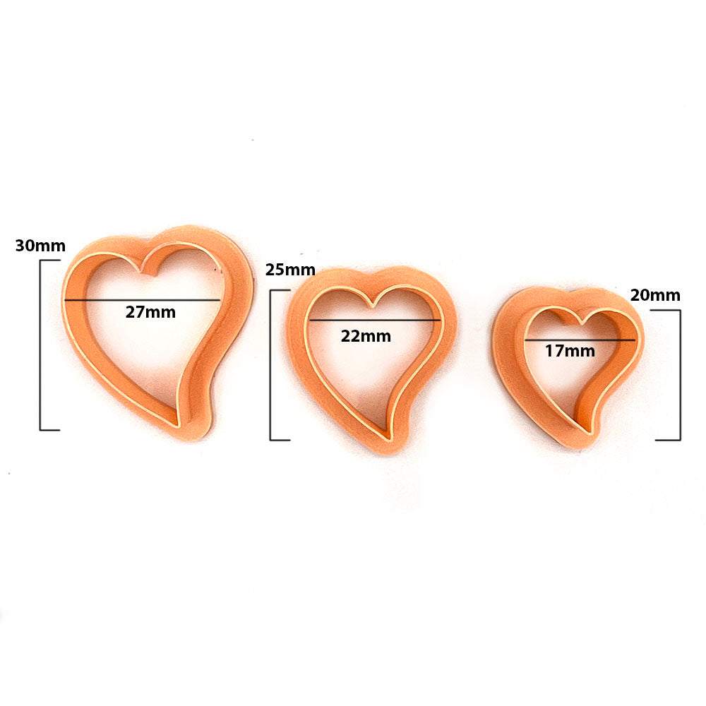 Mirrored Heart (2pc) 