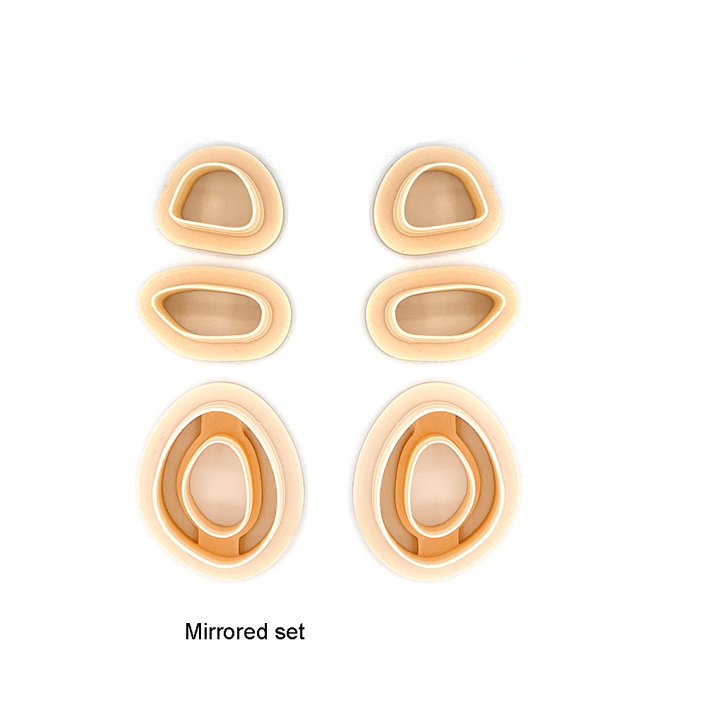 Organic set Hazel | Polymer Clay Cutter