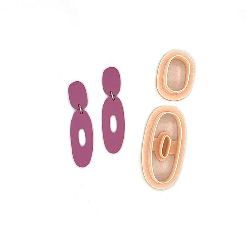 Organic Long Circle Set | Polymer Clay Cutter