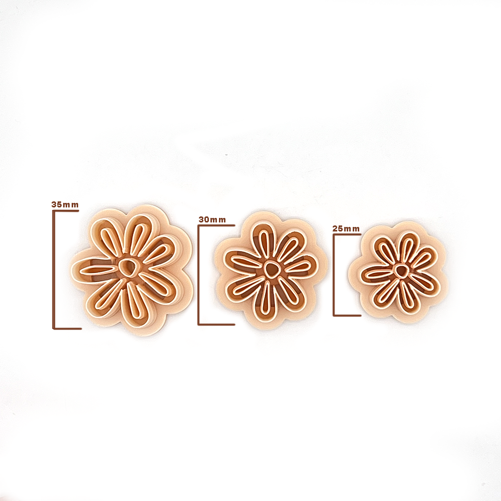 Raffia Flower | Polymer clay cutter