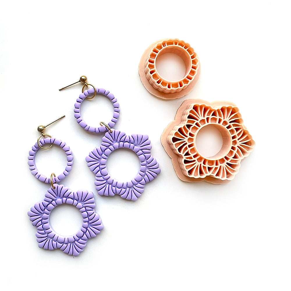 Peach Blossom | Polymer Clay Cutter
