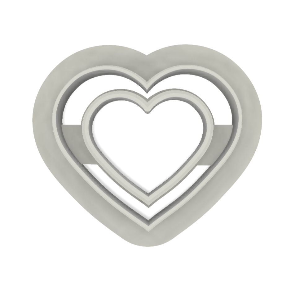 STL file Heart with Line (for 3D printing only)