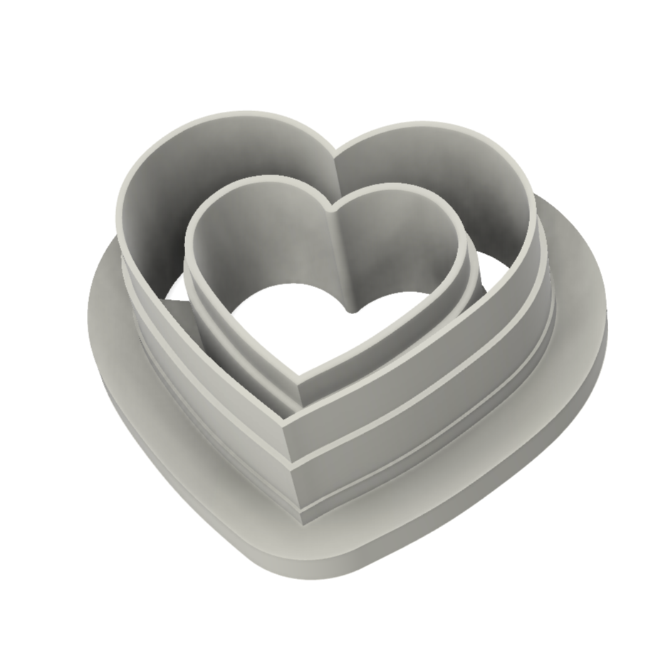 STL file Heart with Line (for 3D printing only)