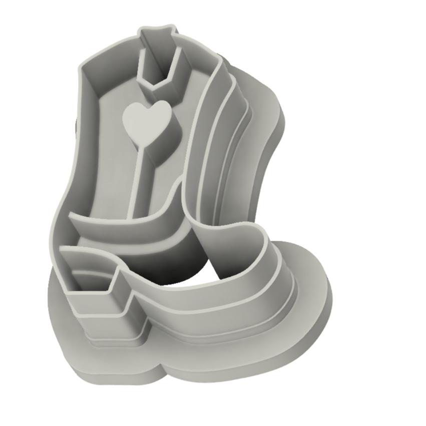 STL file Cowboy Boot (for 3D printing only)