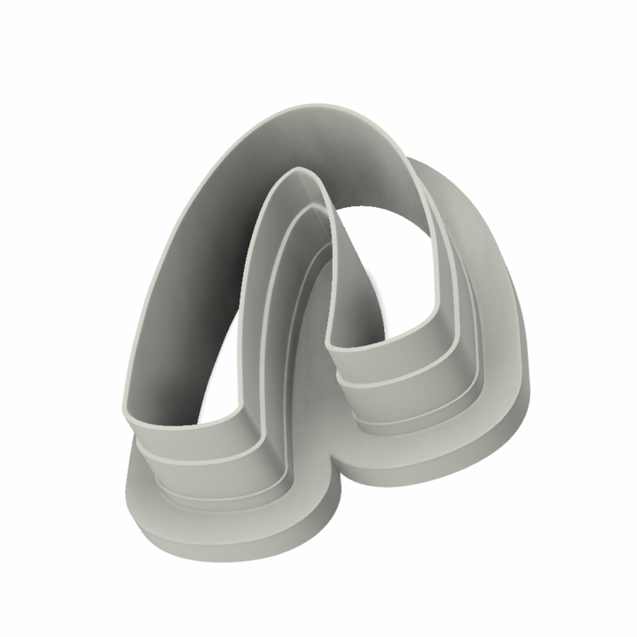 STL file U shape Irregular (for 3D printing only)