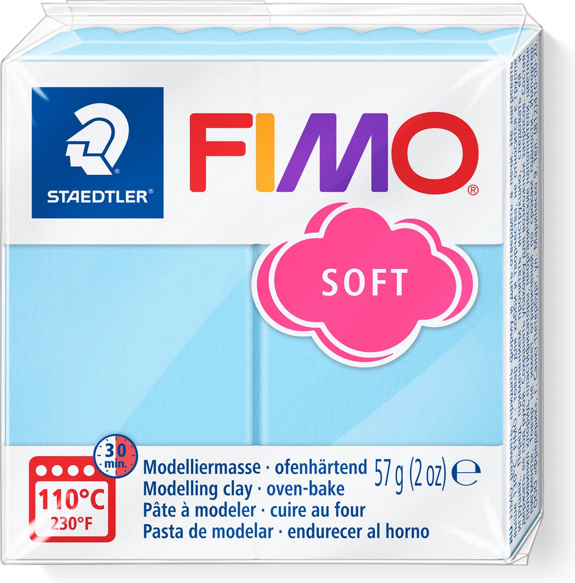 Fimo clay soft aqua 8020-305