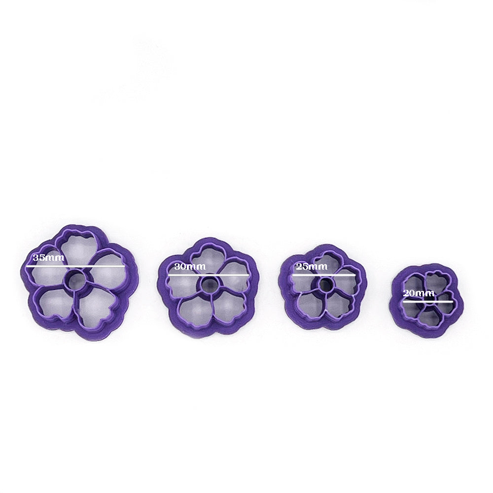 Flower Belladonna Closed | Polymer Clay Cutter | Polymer clay cutter