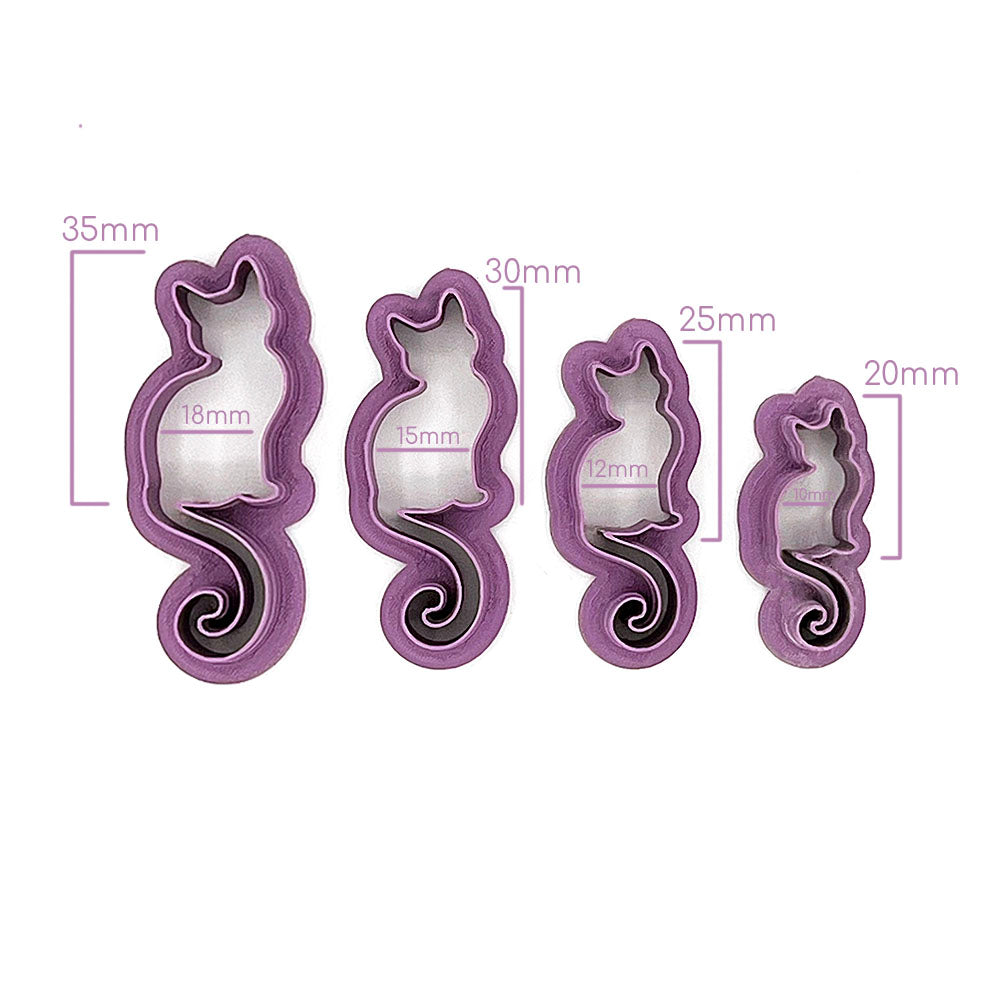 Black Cat | Polymer Clay Cutter | Polymer clay cutter 