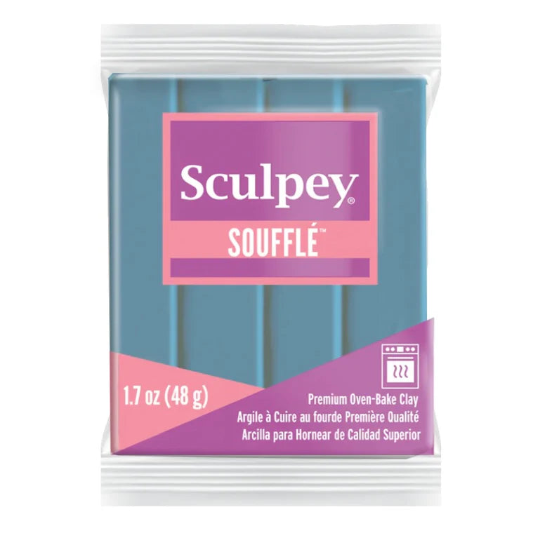 Sculpey Soufflé | Bluestone 6003 | 48 grams | Polymer Clay | Polymer Clay