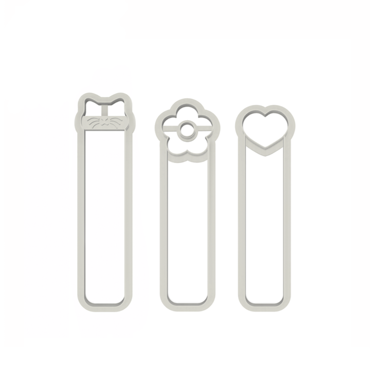 Bookmarks A | 3 types | (for 3D printing only)