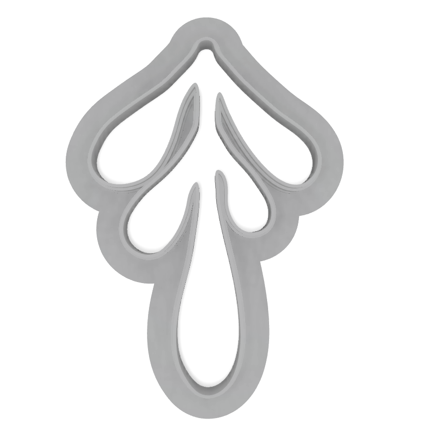 STL file Brass Leaf Cutter (for 3D printing only)