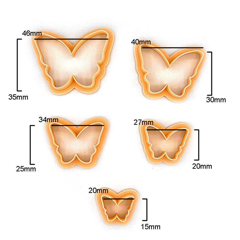 Butterfly C | Polymer Clay Cutter