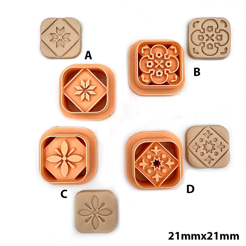 Ceramic Tile Pattern (21mmx21mm)