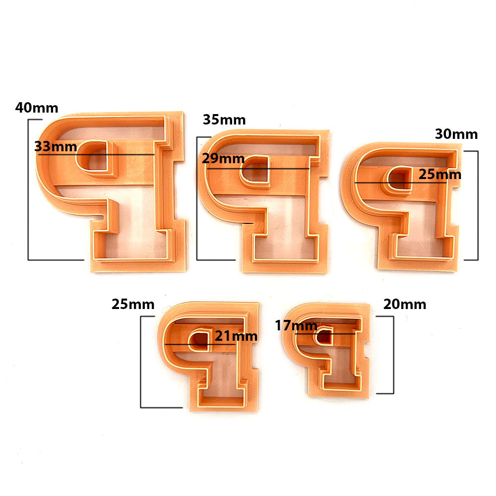 Chocolate Letter P