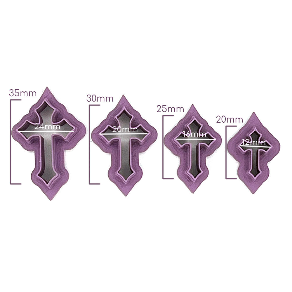 Cross | Cross | Polymer Clay Cutter | Polymer clay cutter 