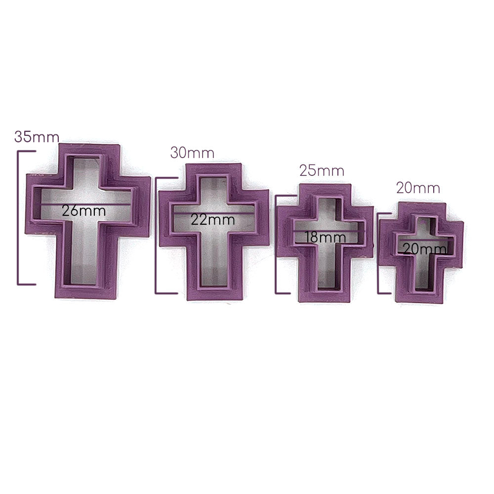 Basic Cross | Polymer Clay Cutter | Polymer clay cutter 