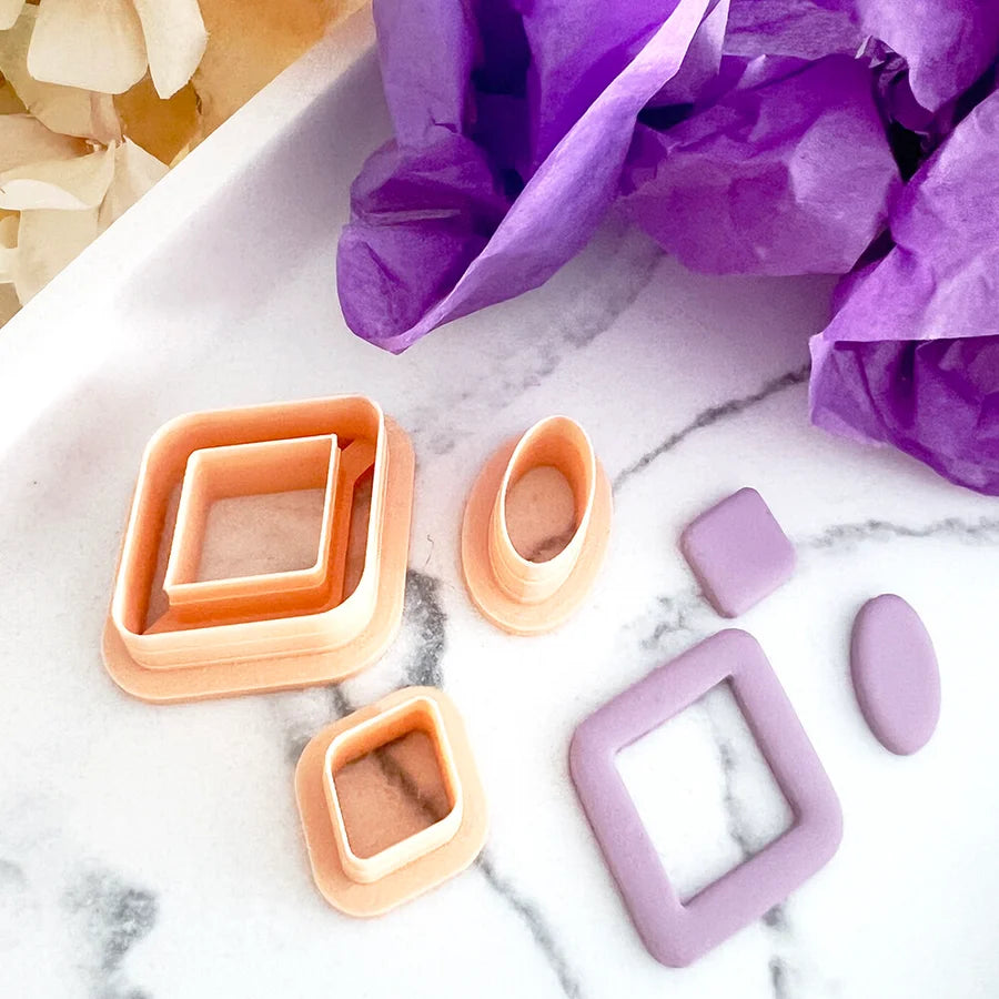 Diamond Slim Set (3 Cutters) | Polymer Clay Cutter | Polymer Clay Cutter