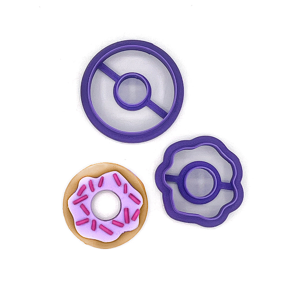 Donut with Sugar | Polymer Clay Cutter | Polymer clay cutter