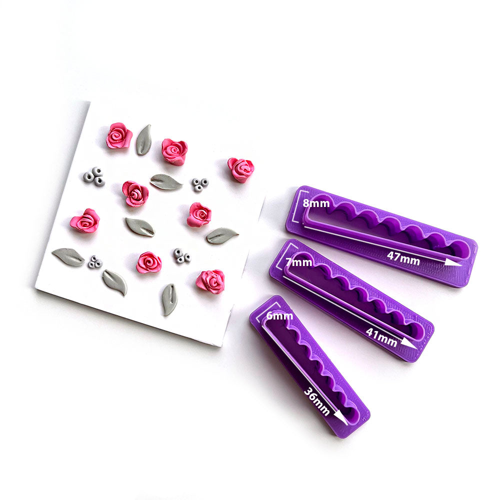 Easy Rose cutters (set of 3)
