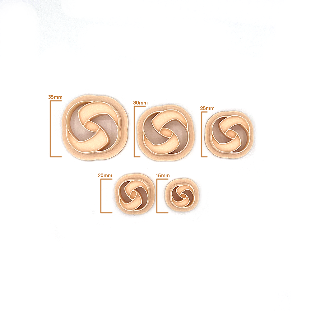 Elegant Knot | Elegant Knot | Polymer Clay Cutter | Polymer clay cutter