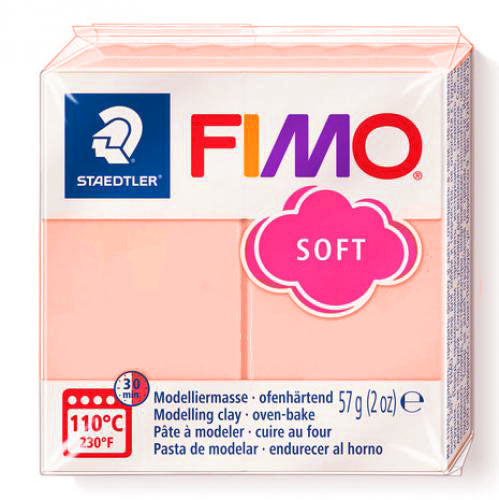 Fimo clay soft Peach 8020-405