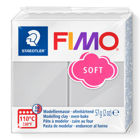 Fimo clay soft dolphin gray 8020-80