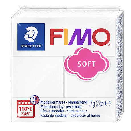 Fimo clay soft white 8020-0