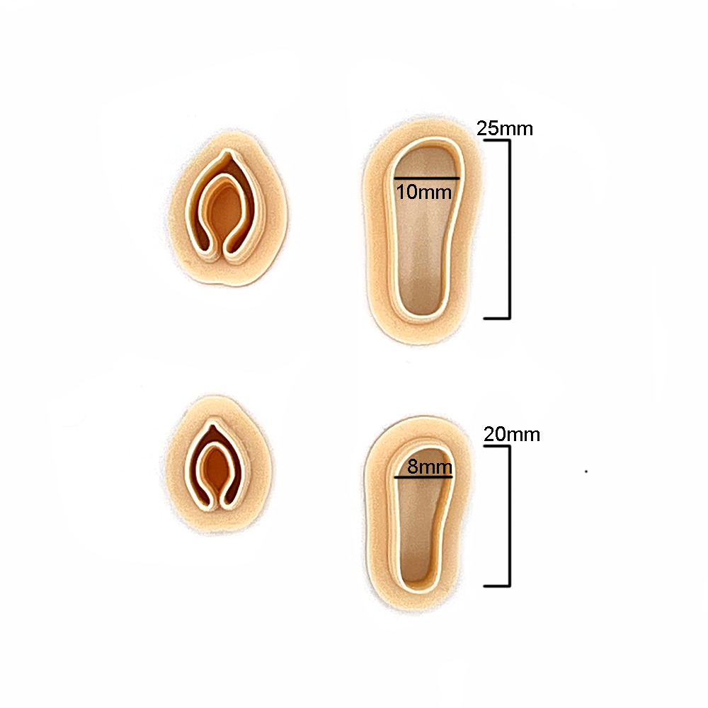 Flip-flop | Slipper | Polymer clay cutter