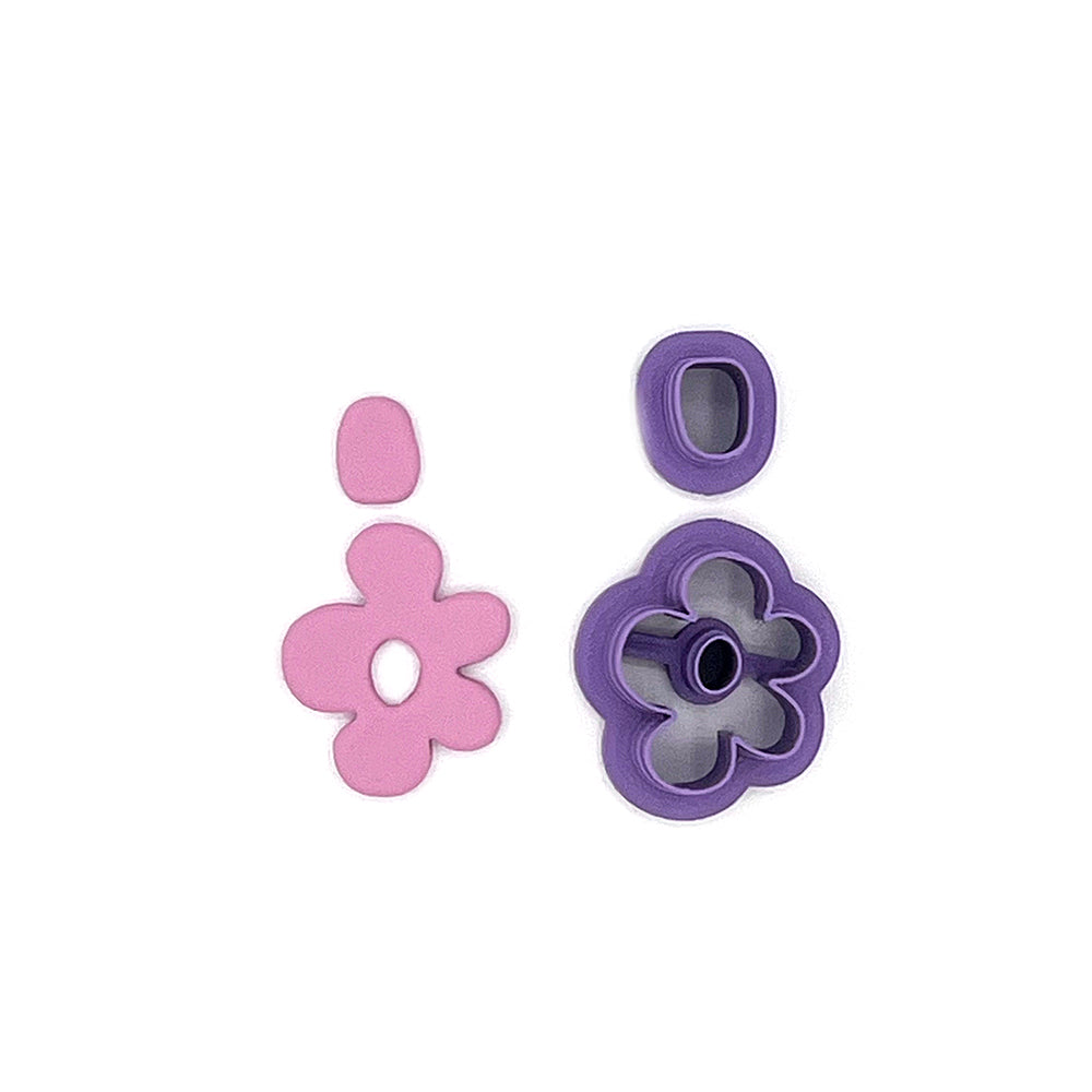 Organic Set Flowery | Polymer Clay Cutter | Polymer clay cutter