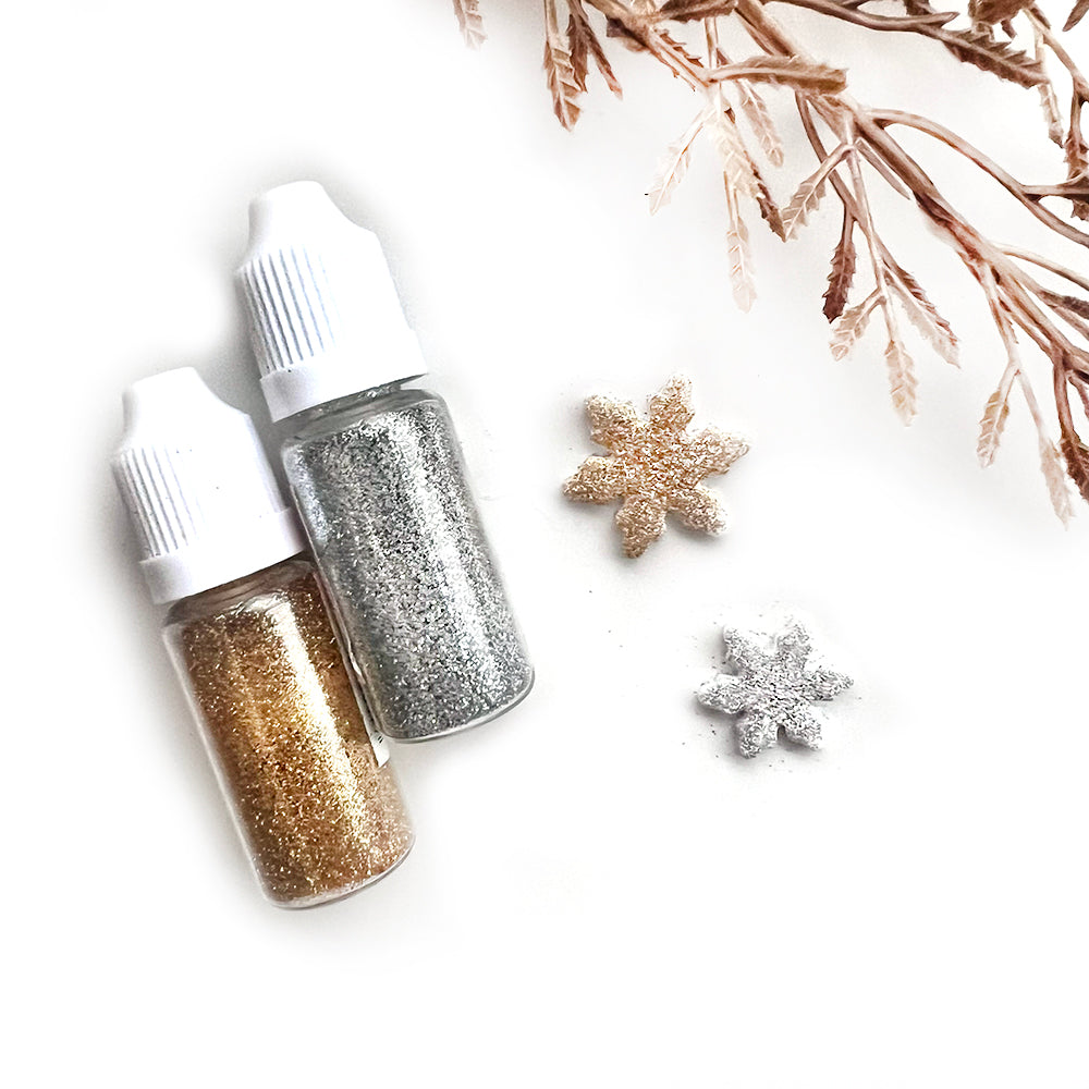 Glitter - Ultra Fine (bottle 4cm) (Gold-Silver-Red-Green)