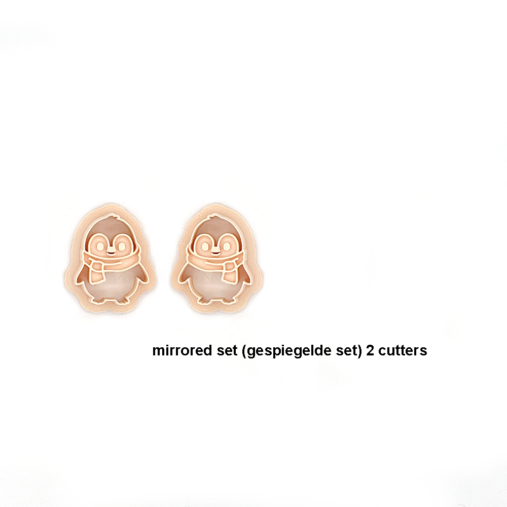 Happy Penguin | Happy Penguin | Polymer Clay Cutter | Polymer Clay Cutter