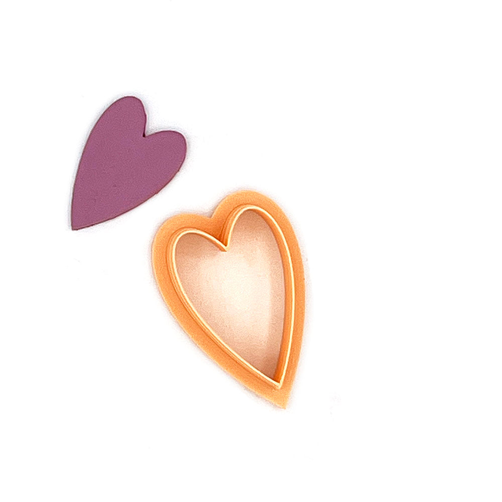 Heart Cee | Polymer Clay Cutter | Polymer clay cutter 