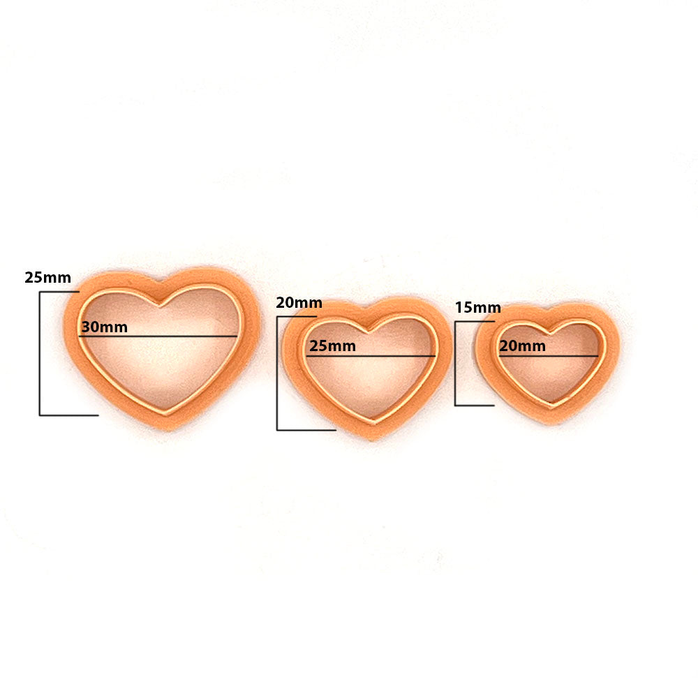 Heart Bee | Polymer Clay Cutter | Polymer clay cutter