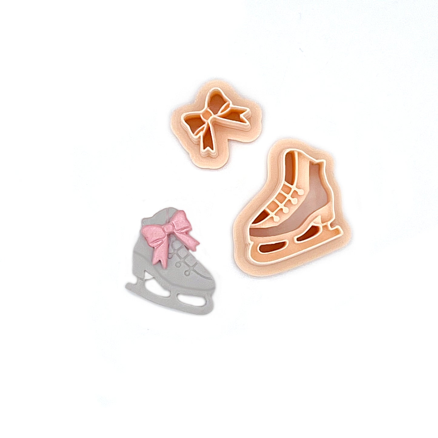 Ice Skate with Bow | Ice Skate with Bow | Polymer Clay Cutter | Polymer Clay Cutter