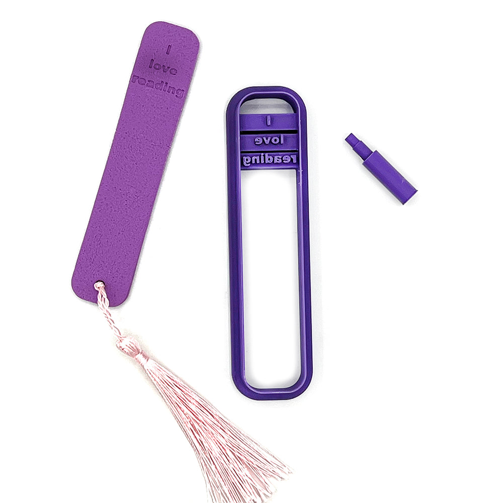 Bookmark I Love Reading with free hole-puncher (2cmx10cm)