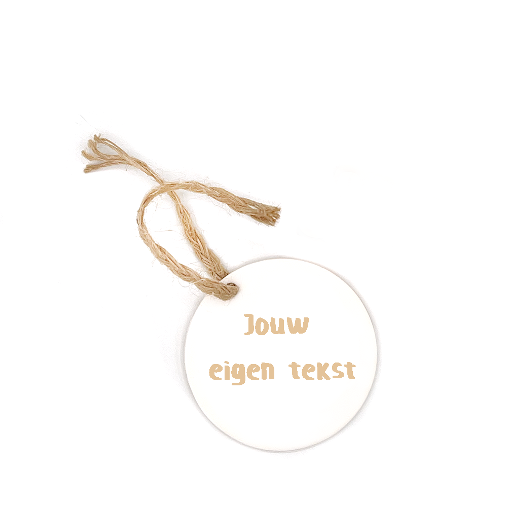 Easter Branch Pendant Stamp (With Your Own Text) | Polymer Clay Stamp