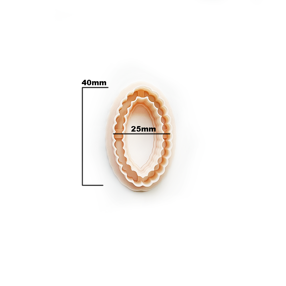 Bead Oval | Polymer Clay Cutters