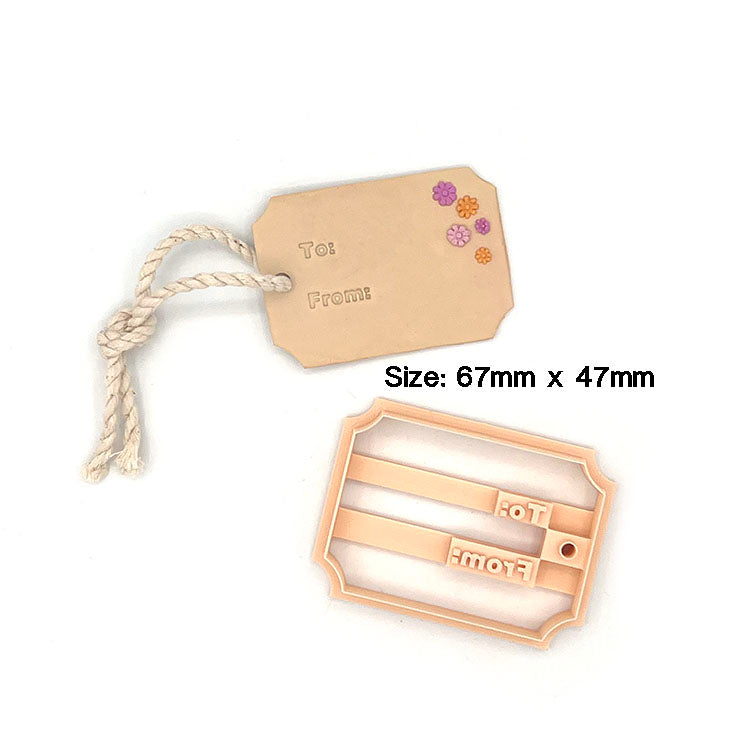 Gift Label | Polymer clay cutter