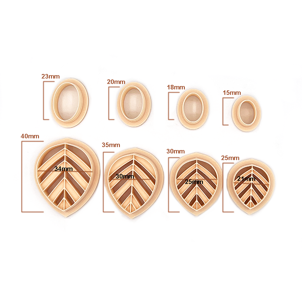 Leaf set | Polymer clay cutter