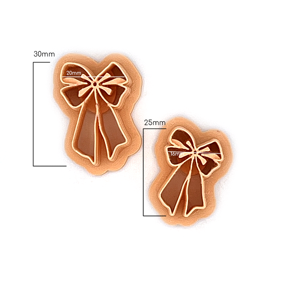 Bow long | Polymer Clay Cutter | Polymer clay cutter