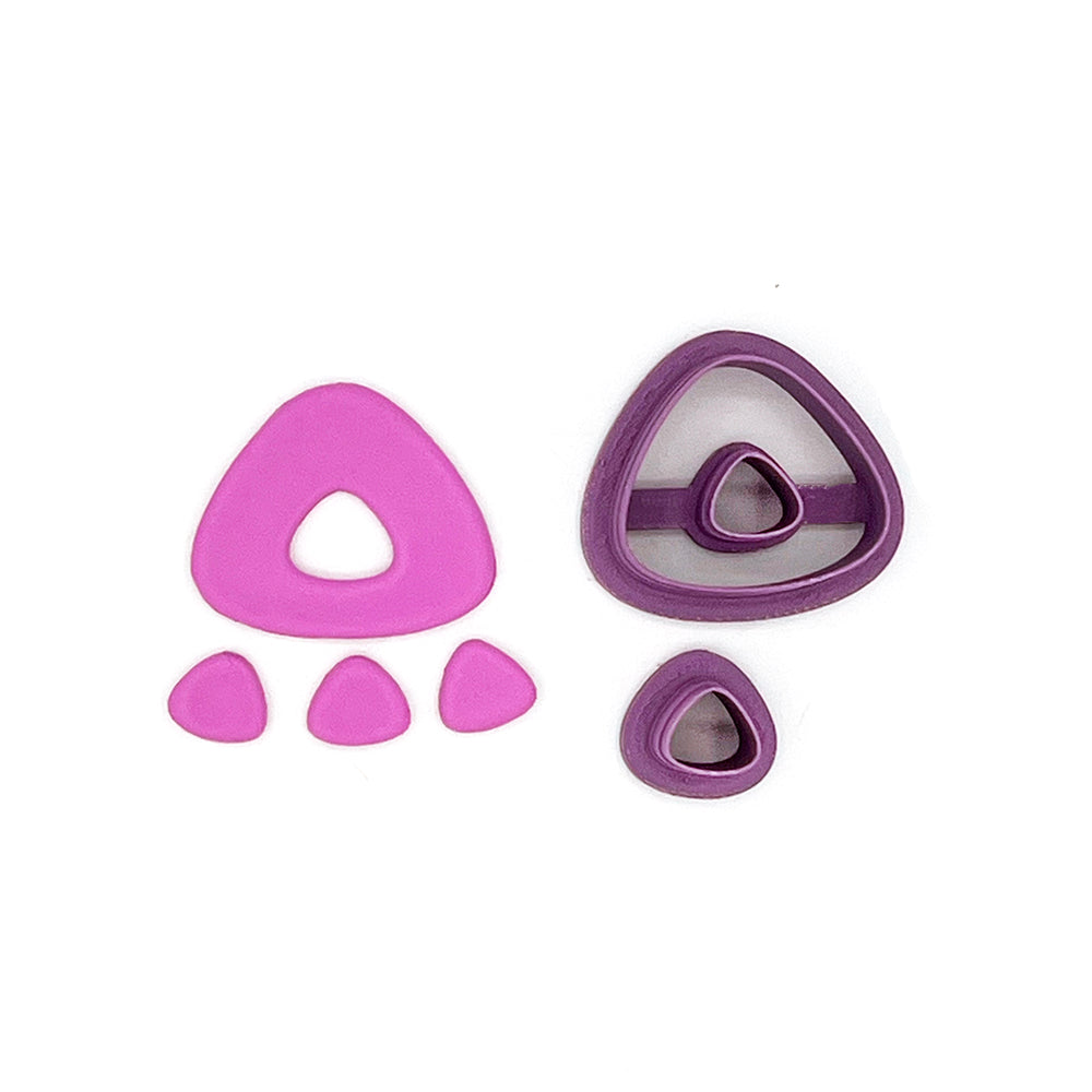 Organic Set Maggie | Polymer Clay Cutter | Polymer clay cutter