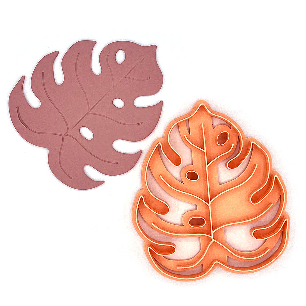 MEGA Monstera (coaster/bowl) | Polymer Clay Cutter | Polymer clay cutter