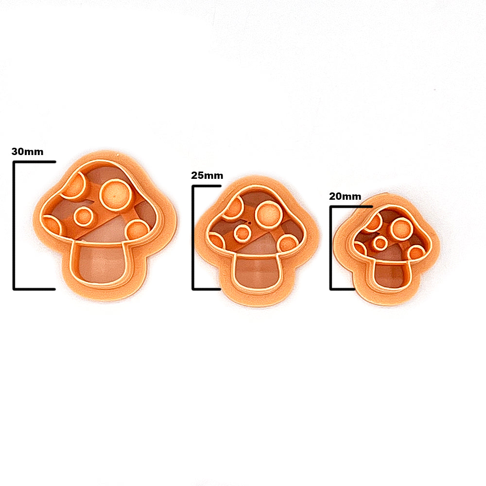 Mushroom with Dots | Polymer Clay Cutter | Polymer clay cutter